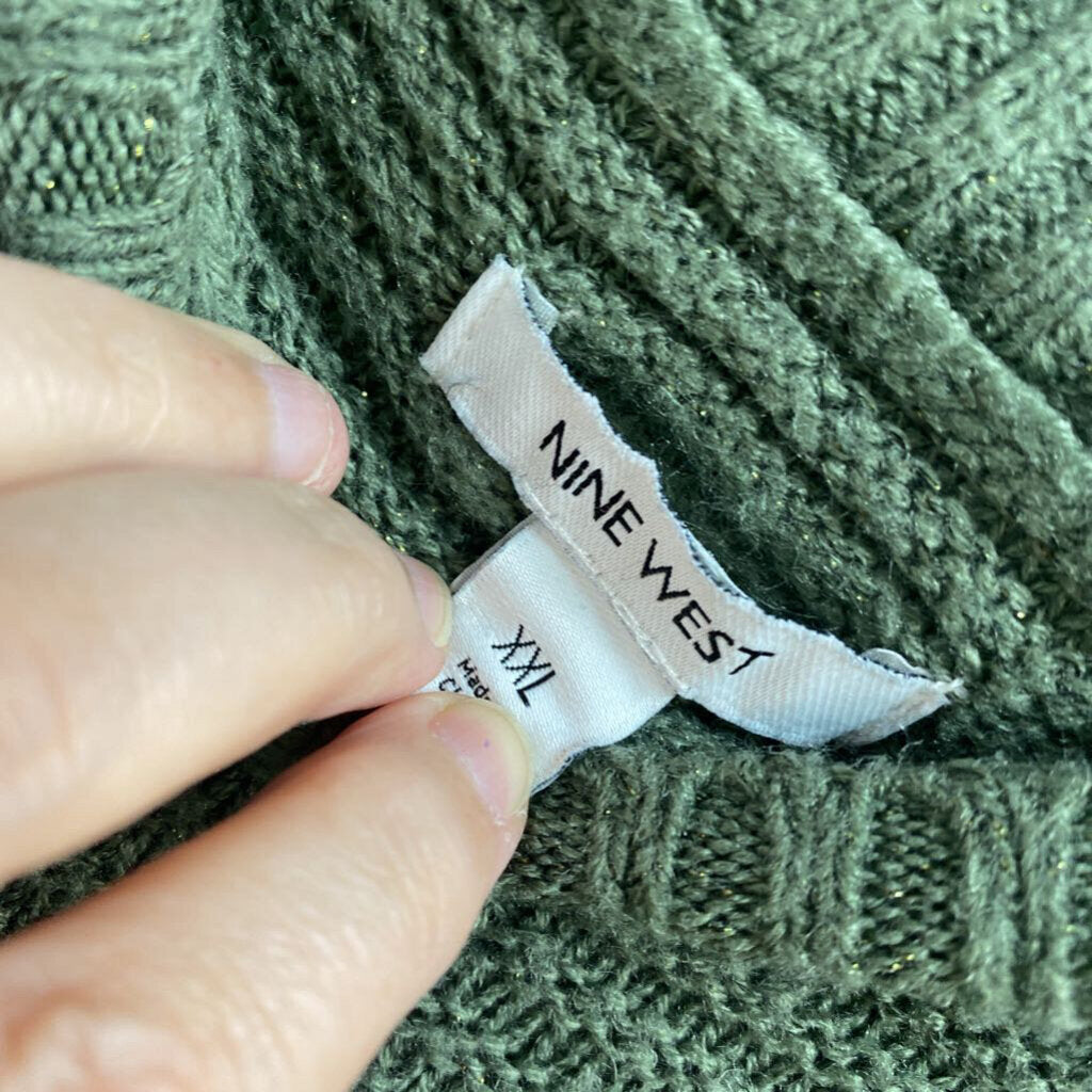 SWEATER DRESS LARGE BAND AT WRIST