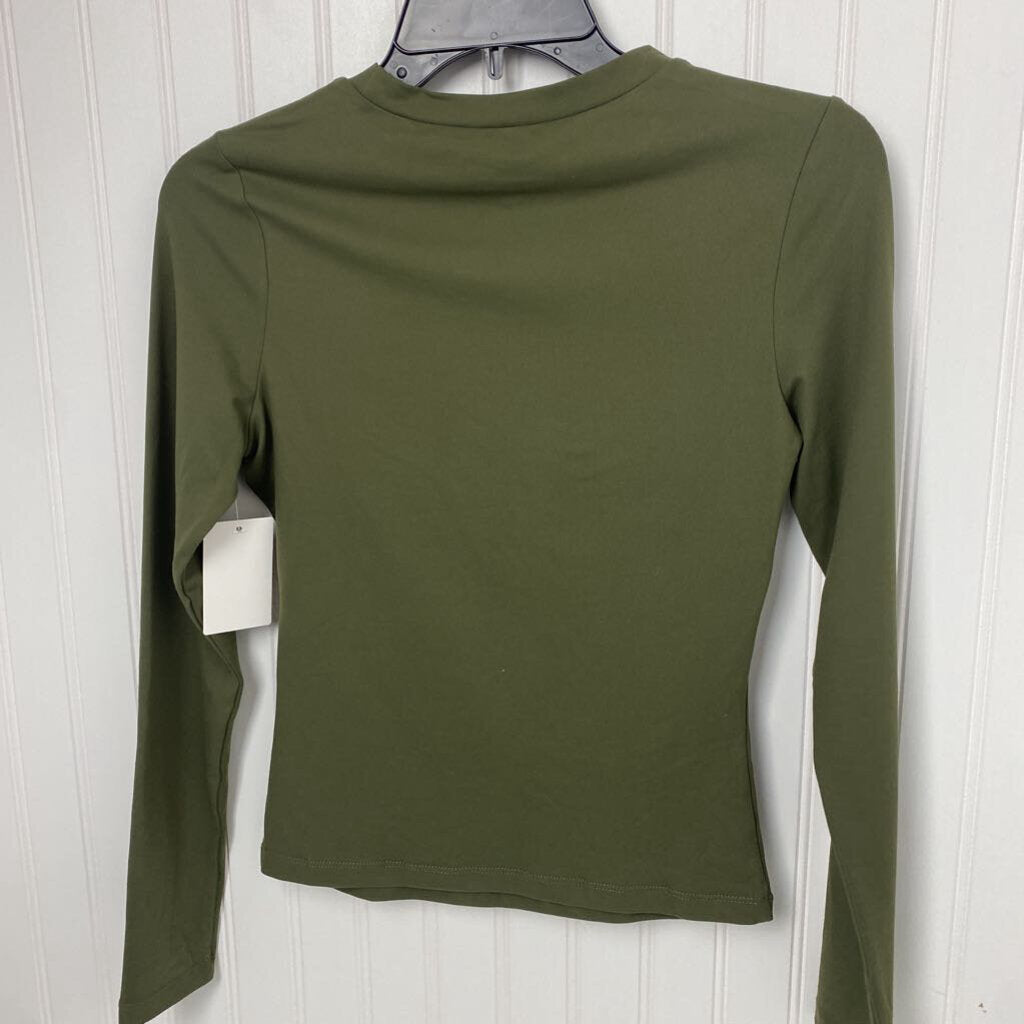 LONG SLEEVE KNIT TOP