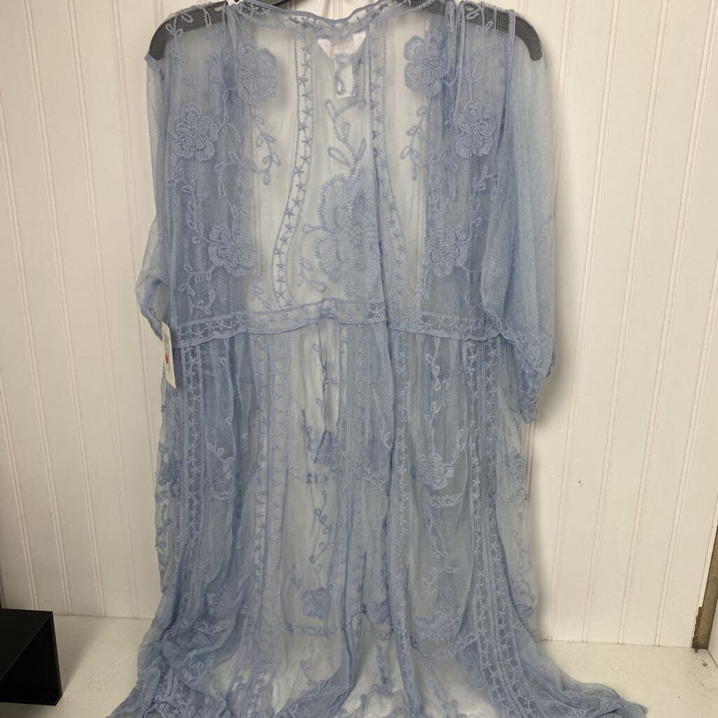 SHORT SLEEVE LACE CARDIGAN