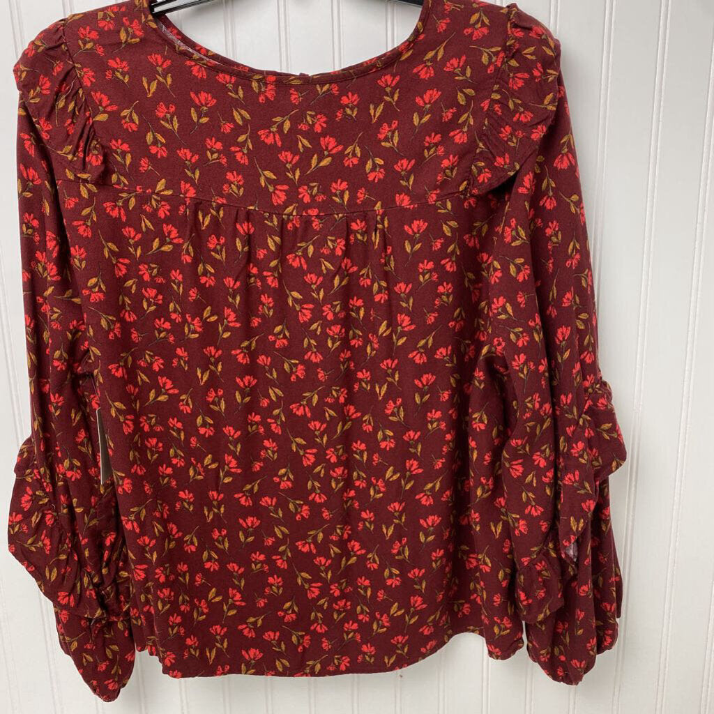 FLORAL LONG SLEEVED