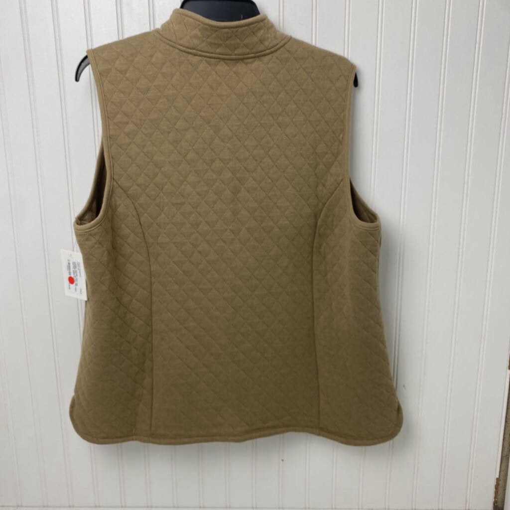 FULL ZIP QUILTED VEST