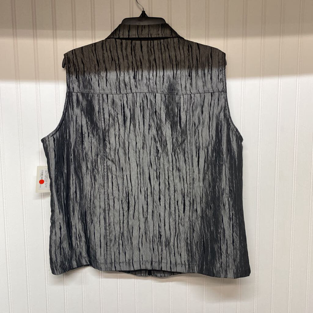 FULL ZIP EMBELLISHED VEST