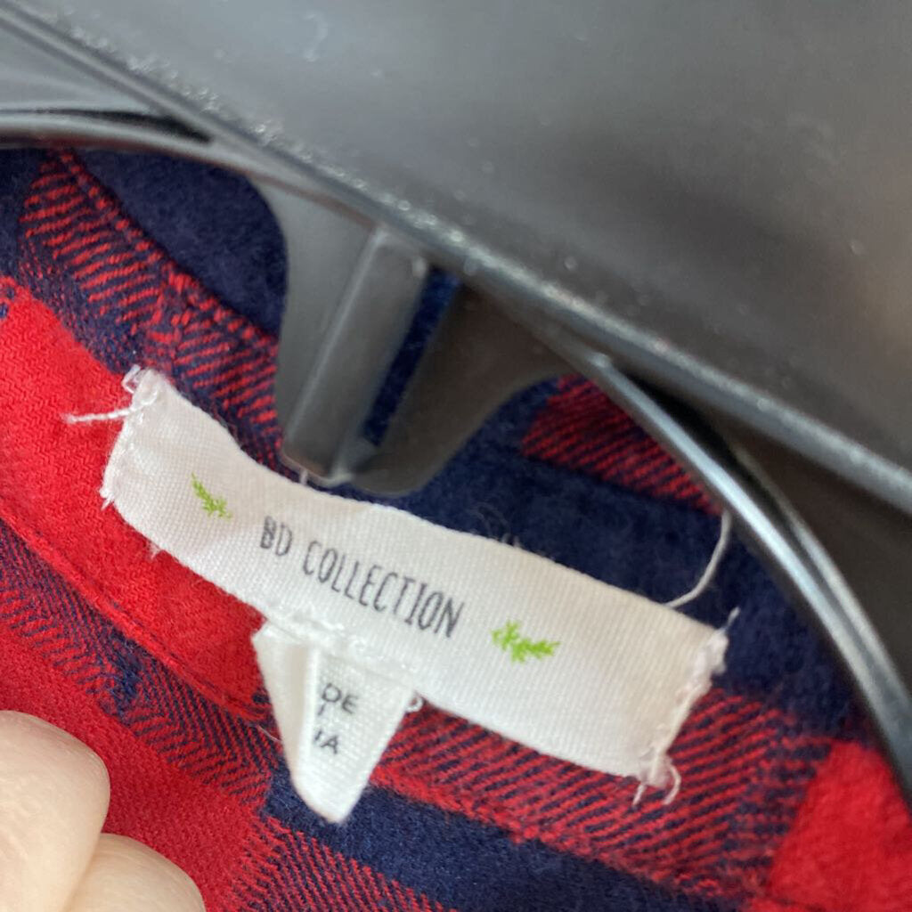 FULL ZIP FLANNEL DRESS