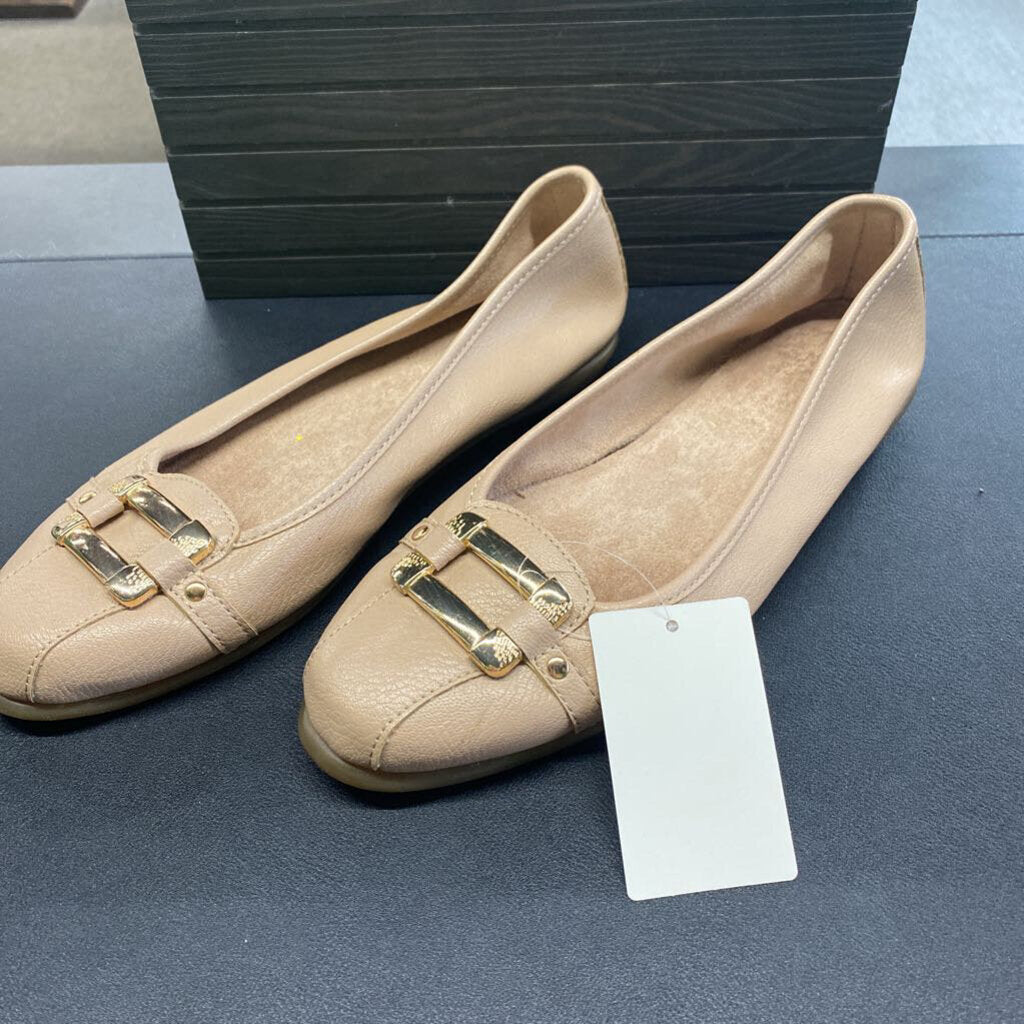 FLATS WITH GOLD BUCKLE
