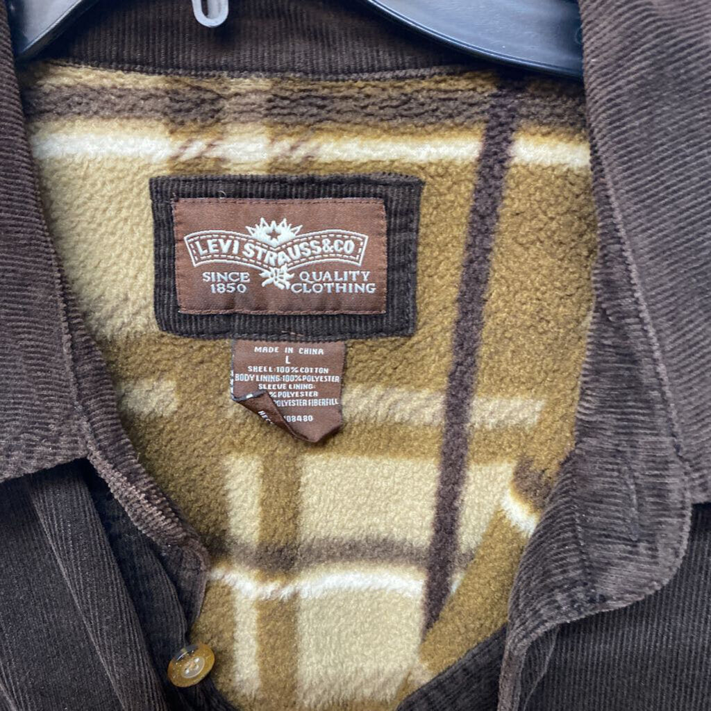 *CORDUROY BUTTON UP JACKET