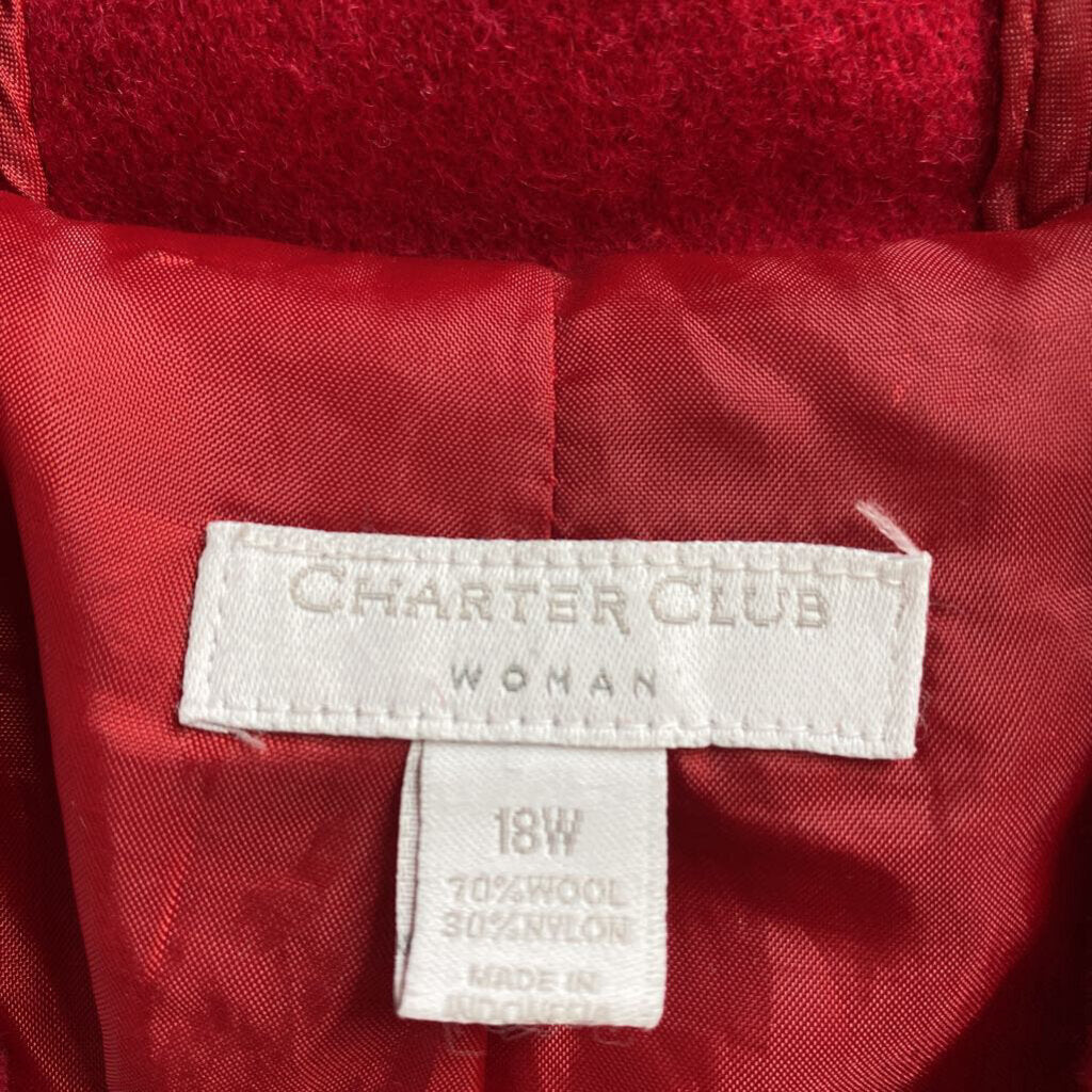 HOODED WOOL COAT