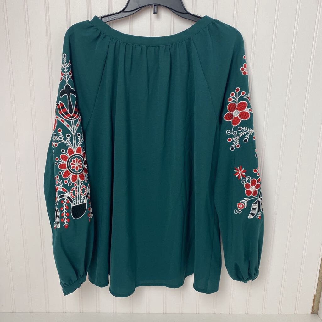 EMBROIDERED LONG SLEEVED