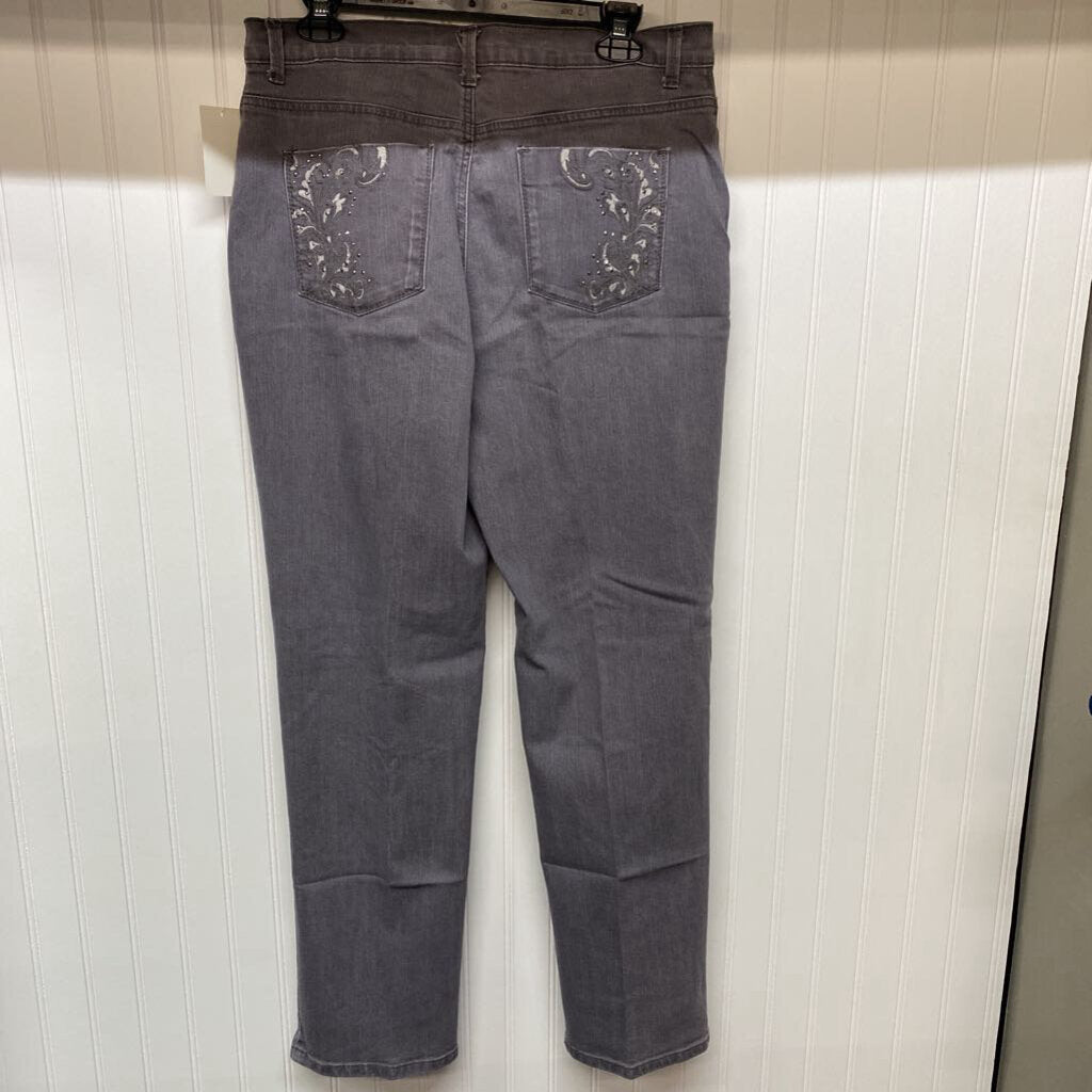 *BASIC 5POCKET GRAY STRAIGHT LEG
