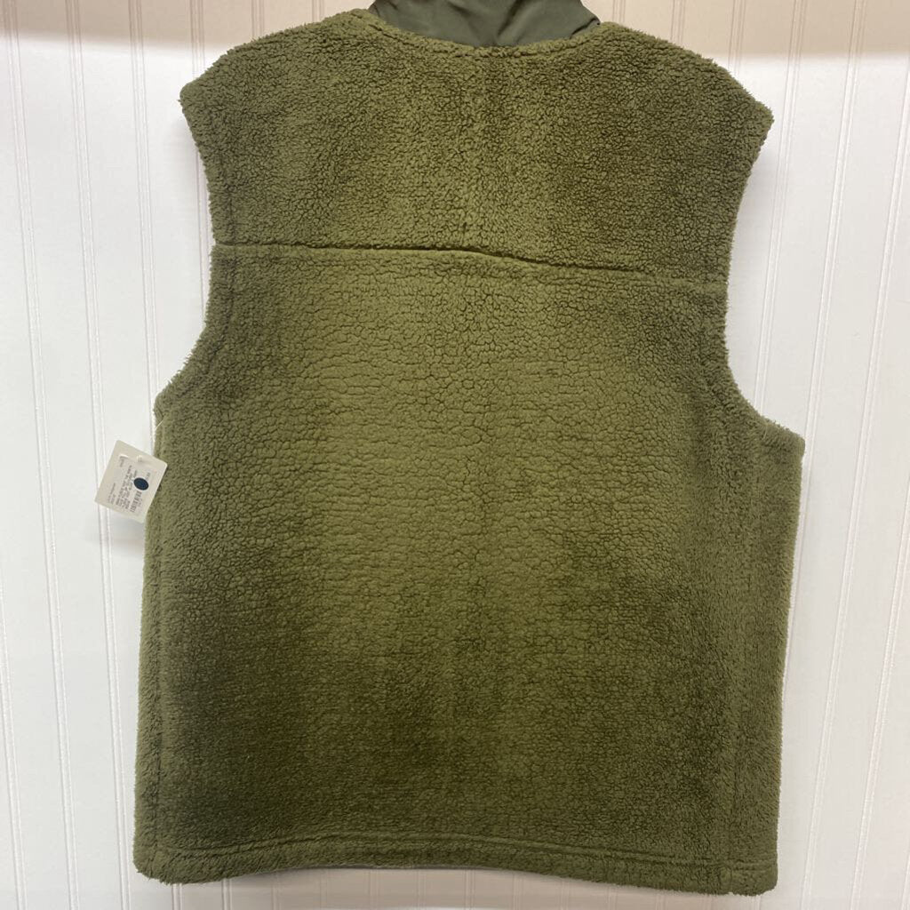 *FULL ZIP TEXTURED FLEECE VEST