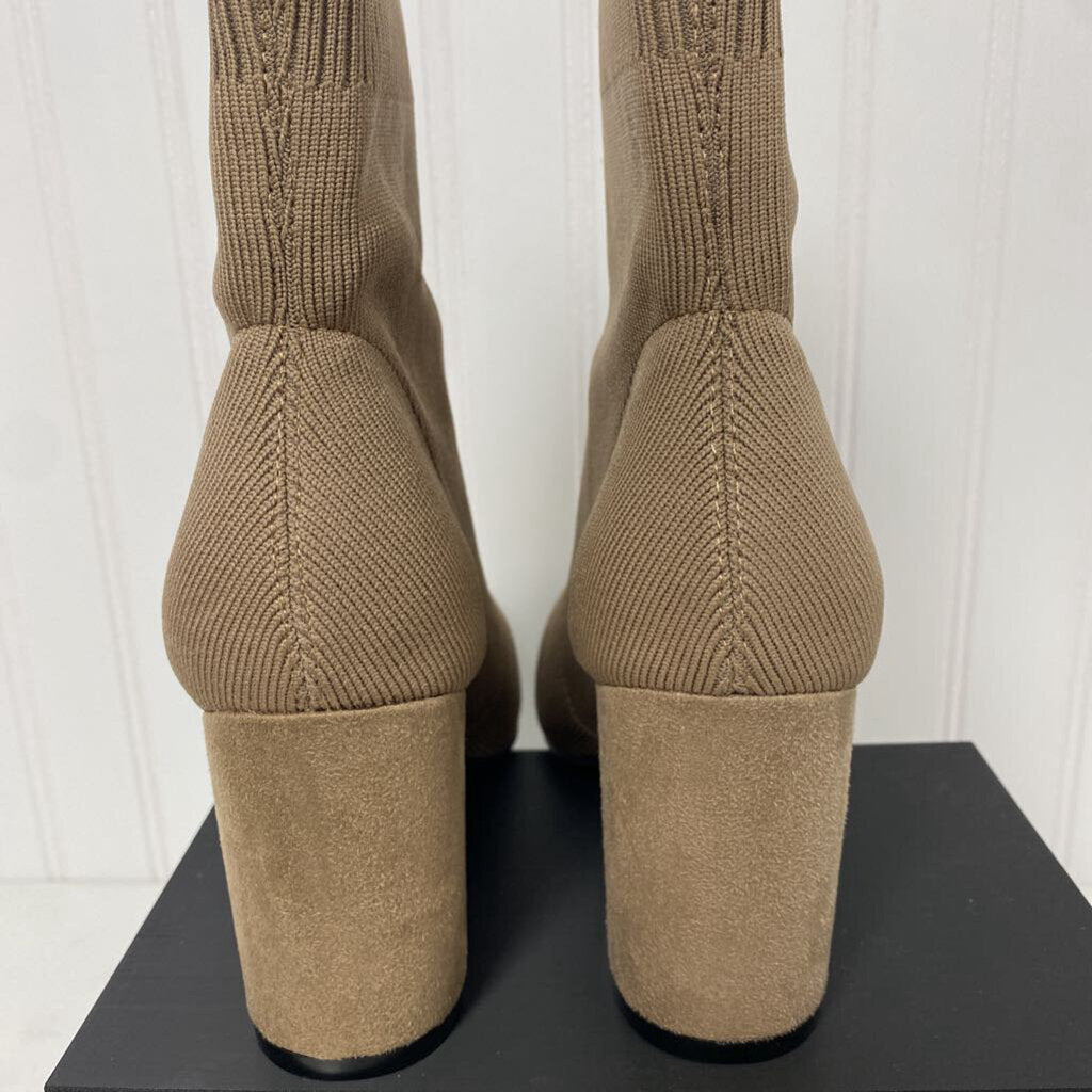 *MIA "SELIA" KNIT ANKLE HEELED BOOTIE