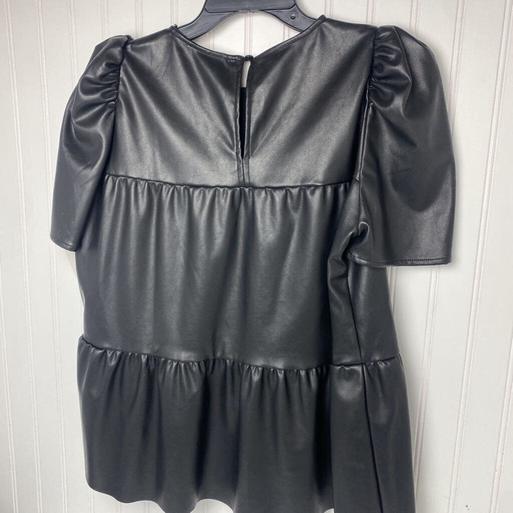 LADIES PLEATHER SHIRT