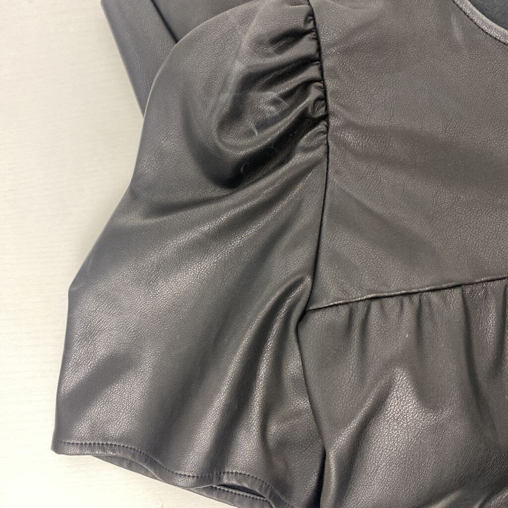 LADIES PLEATHER SHIRT