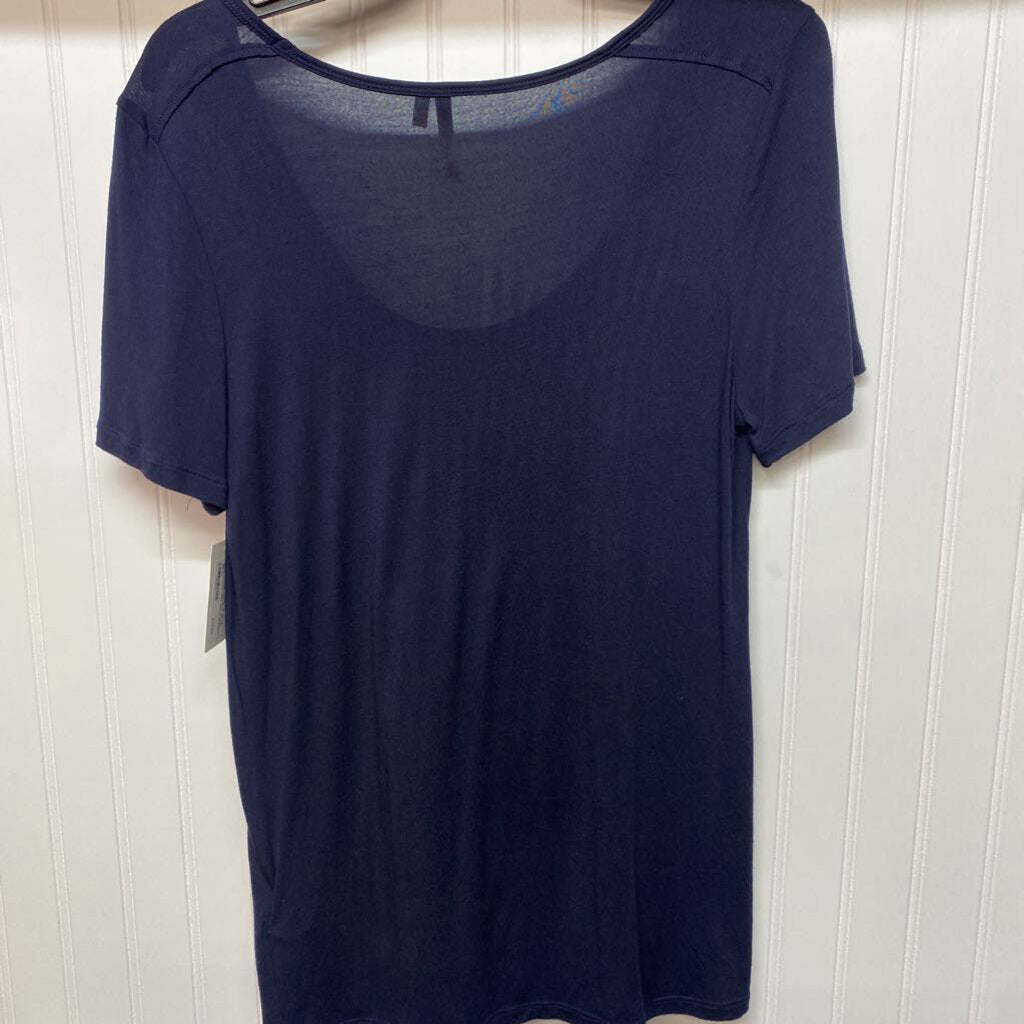 SCOOP NECK POCKET TEE