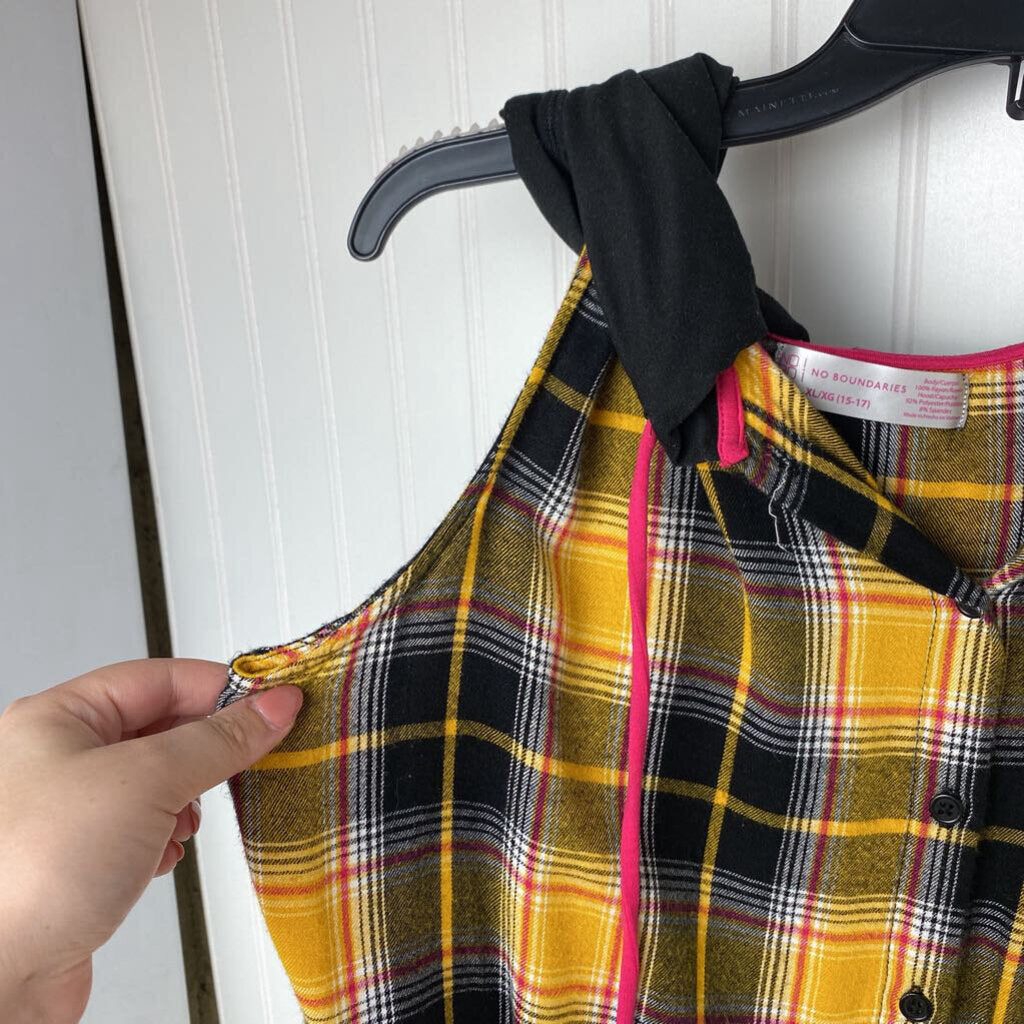 HOODED SLEEVELESS TOP
