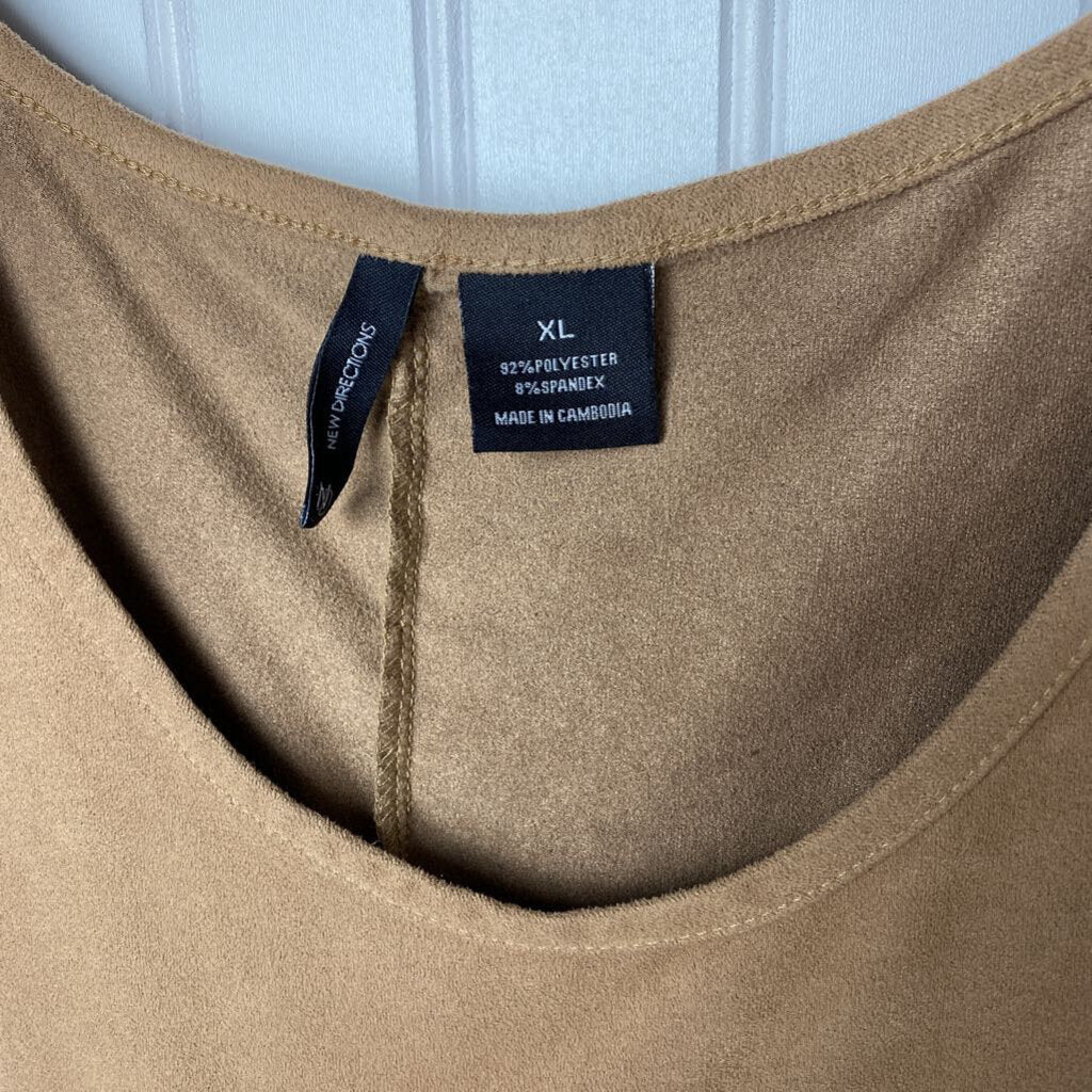 ULTRA SUEDE SLEEVLESS TOP