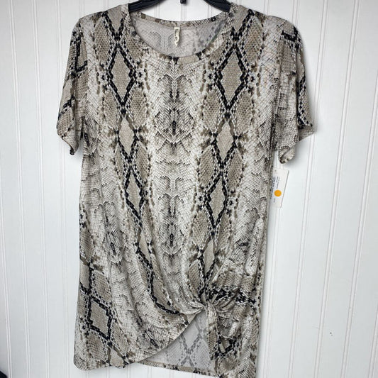 SNAKE PRINT TOP