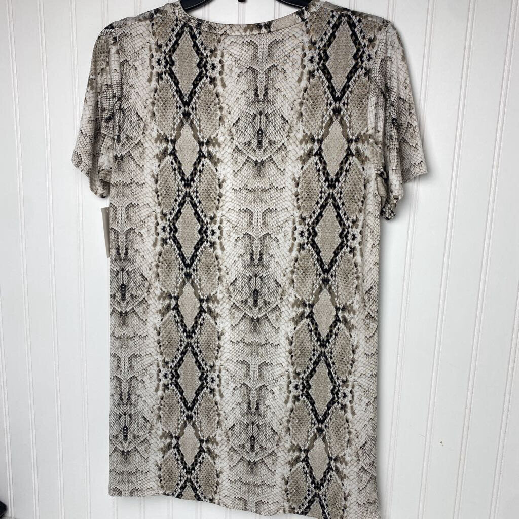 SNAKE PRINT TOP