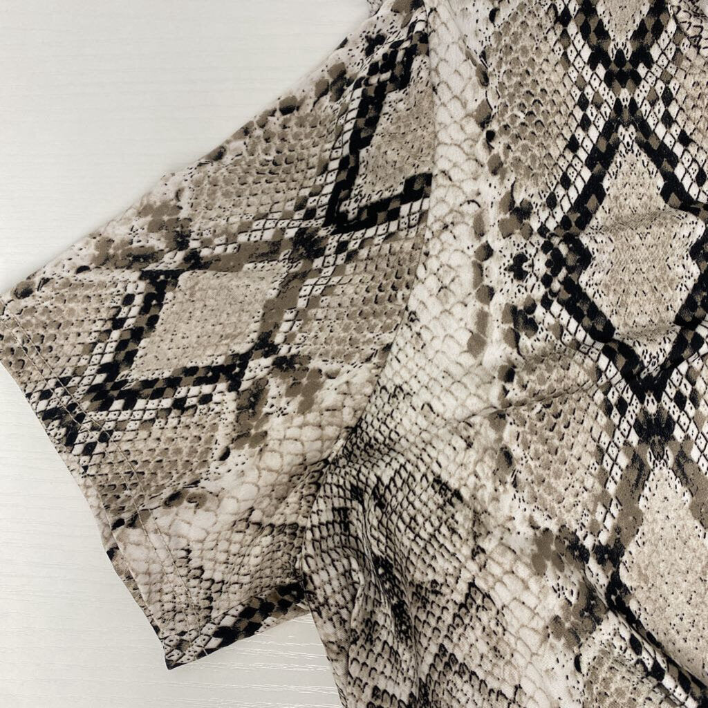 SNAKE PRINT TOP