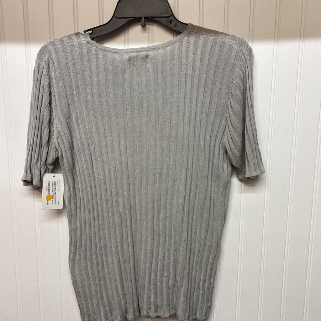 SHORT SLEEVE SWEATER