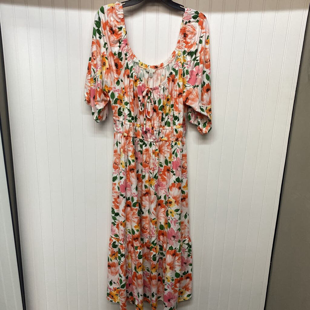 FLORAL LONG DRESS