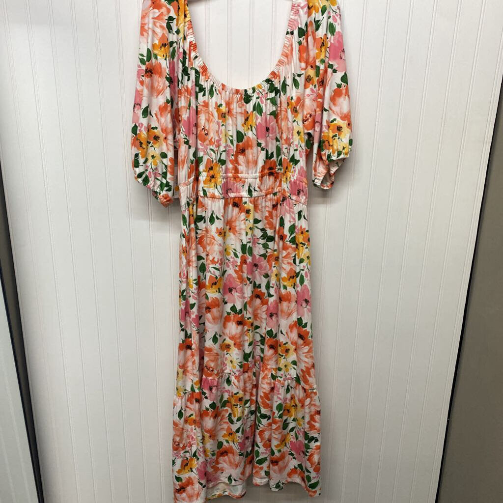 FLORAL LONG DRESS