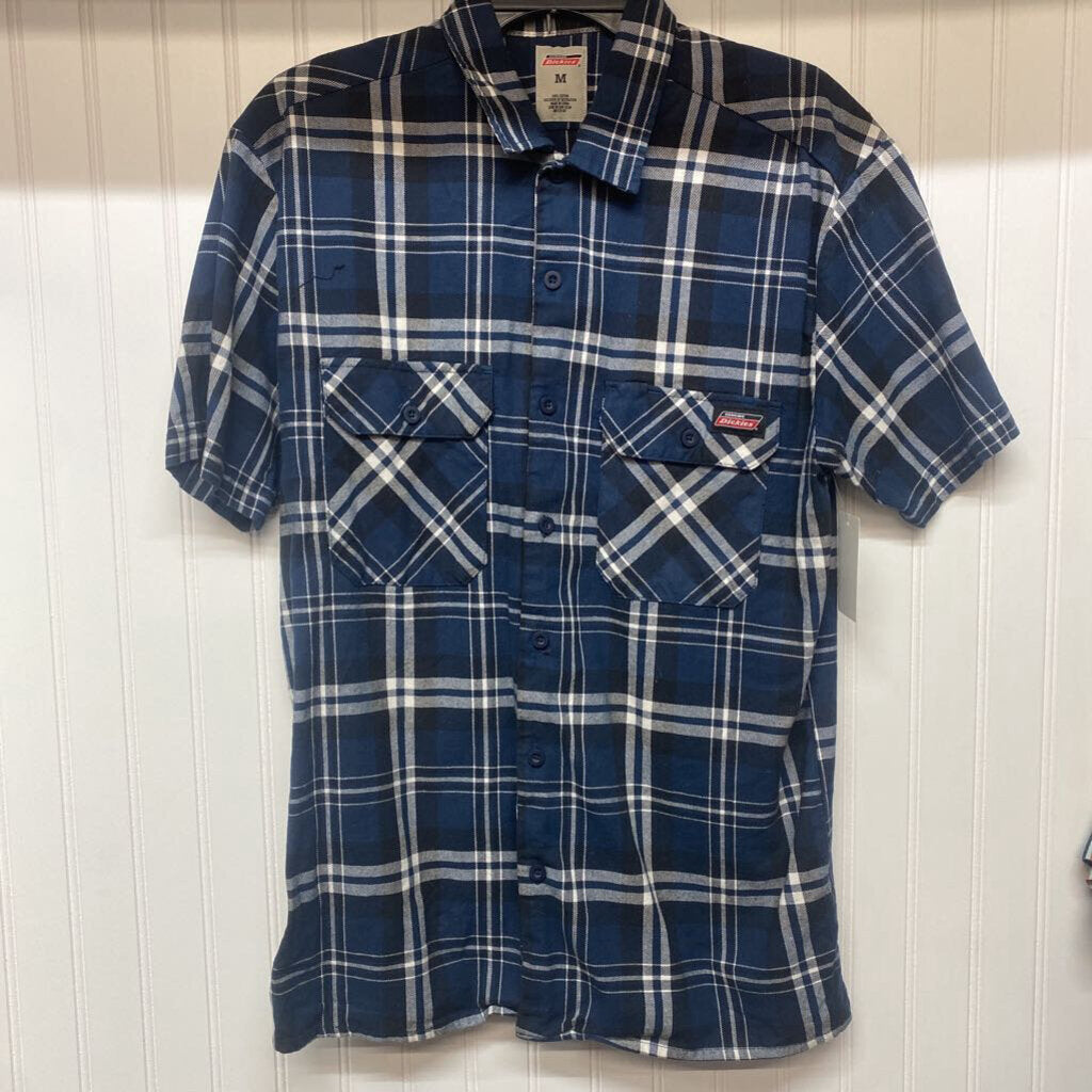 BLUE PLAID BUTTON DOWN