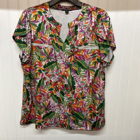 FLORAL V NECK