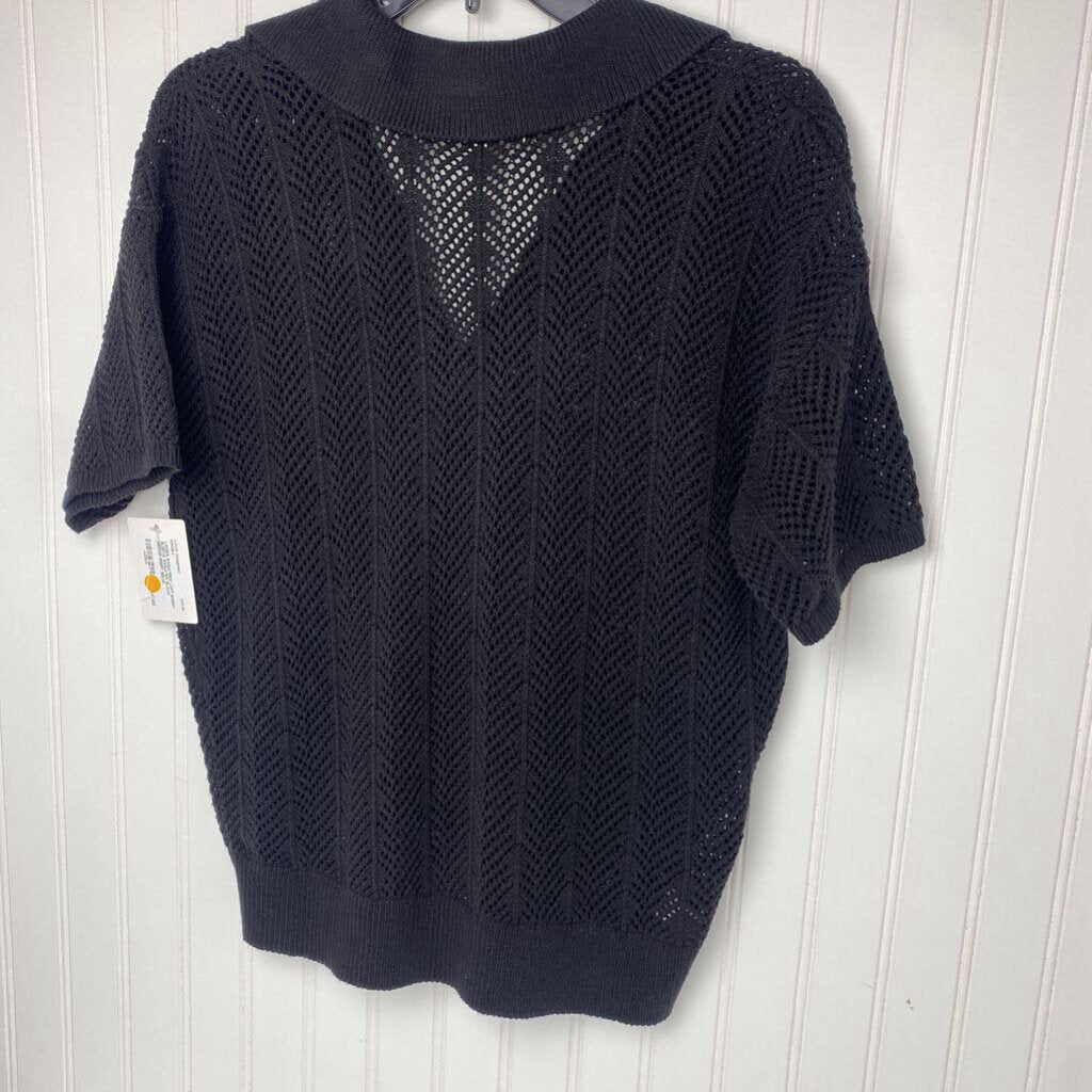 SHORT SLEEVE SWEATER