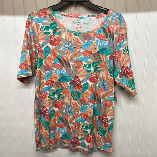 FLORAL SHORT SLEEVED