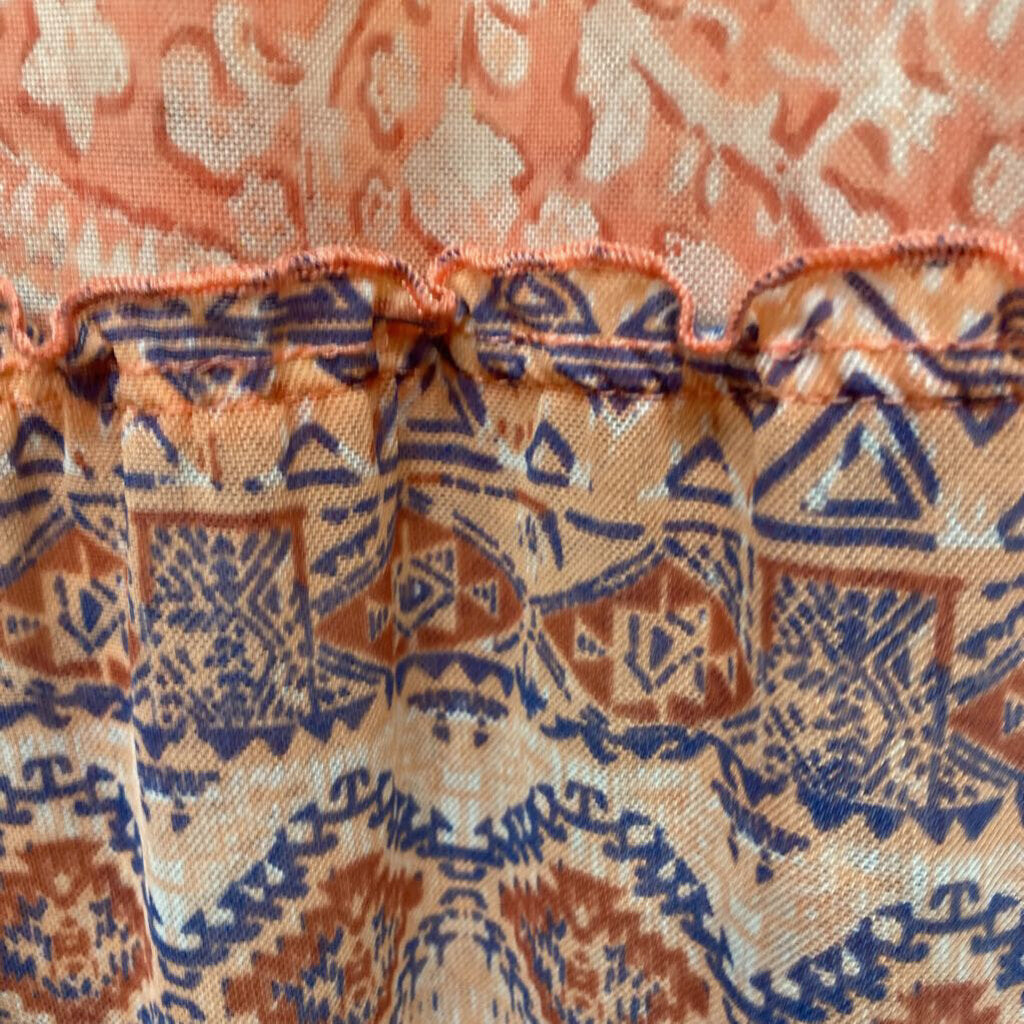 SHEER PRINTED CARDIGAN