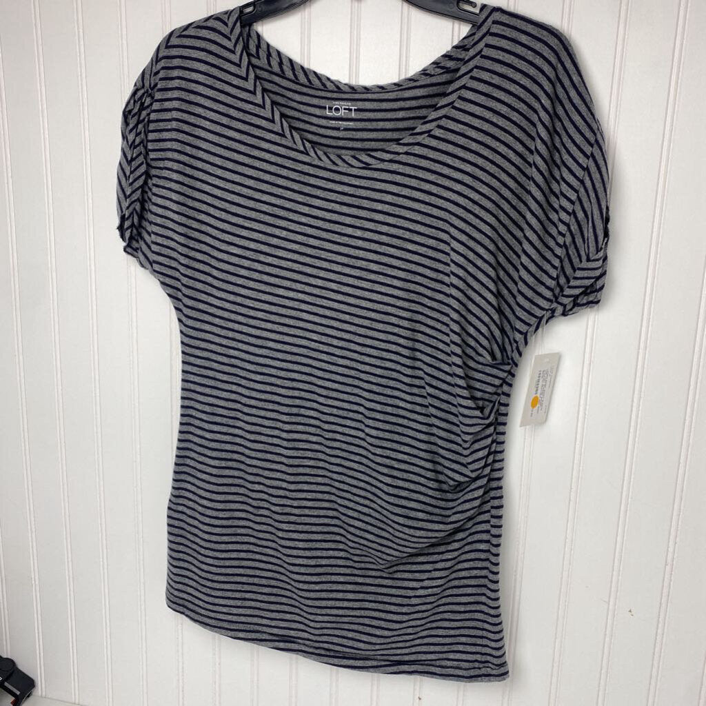 STRIPED SHOSRT SLEEVED