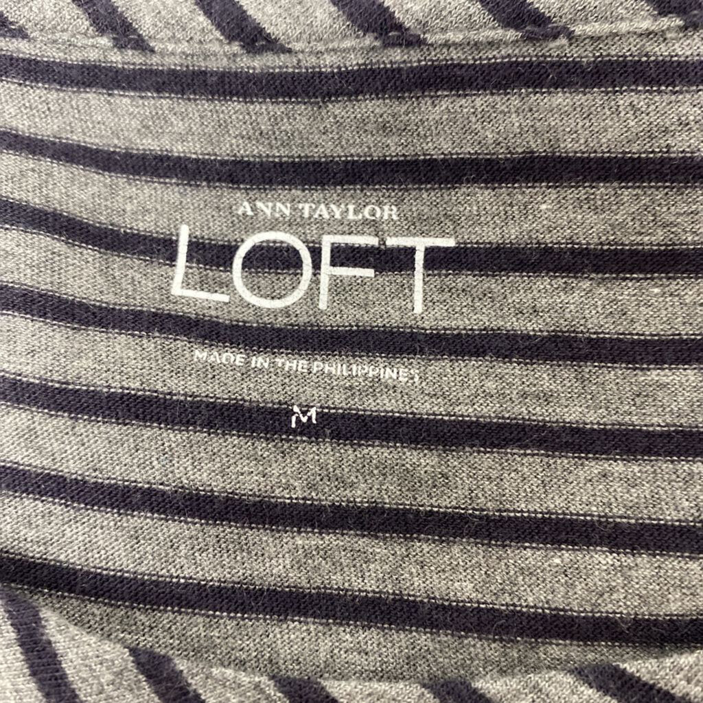 STRIPED SHOSRT SLEEVED