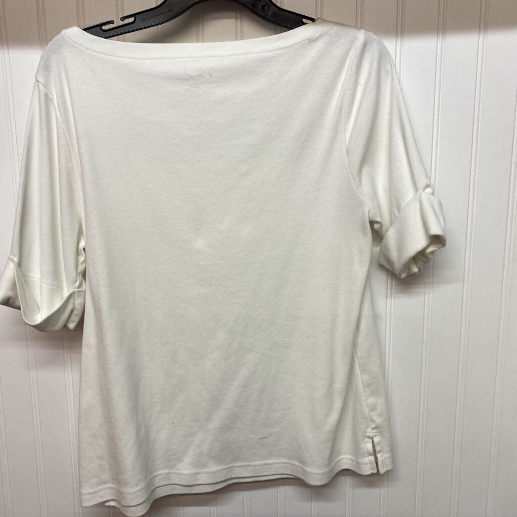CUFFED SLEEVED TOP