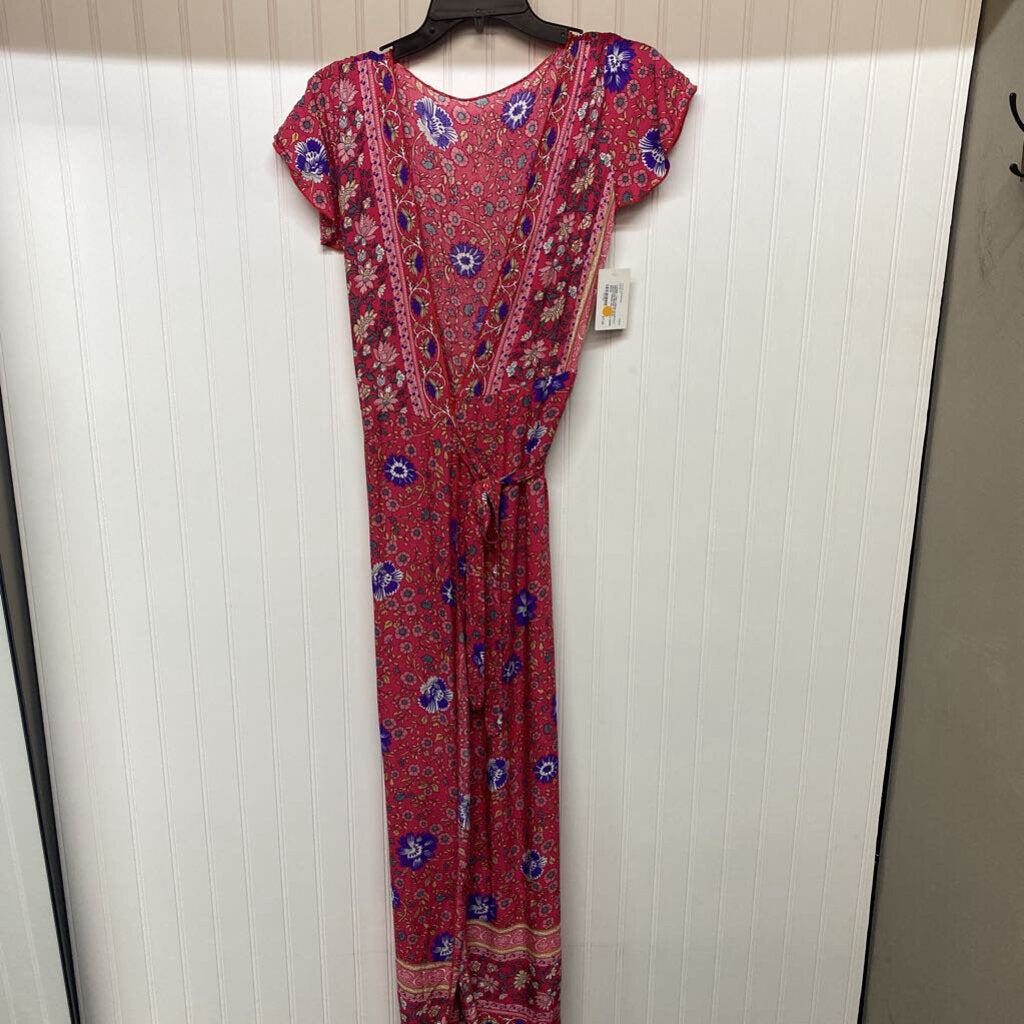 FLORAL WRAP DRESS