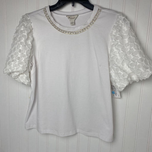 PEARL NECK SHORT SLEEVED