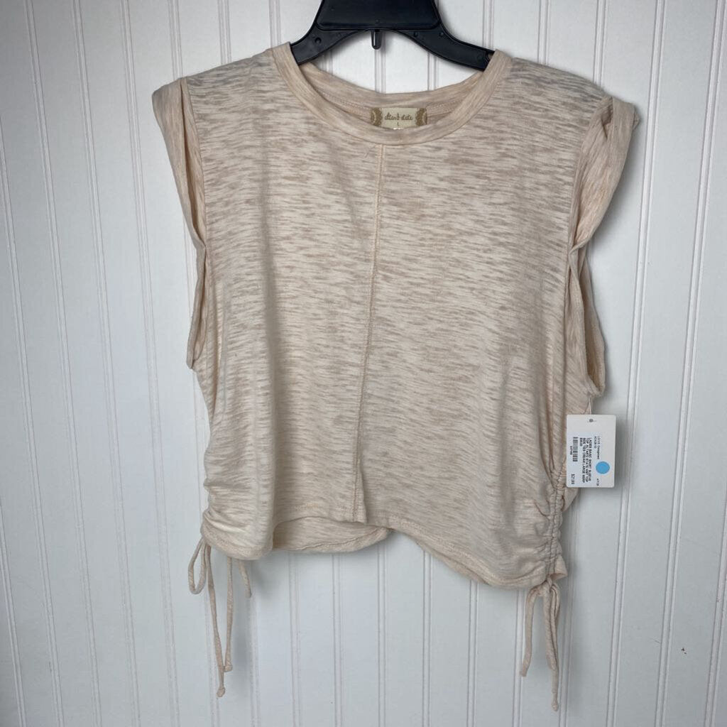 KNIT TOP SIDE TIES