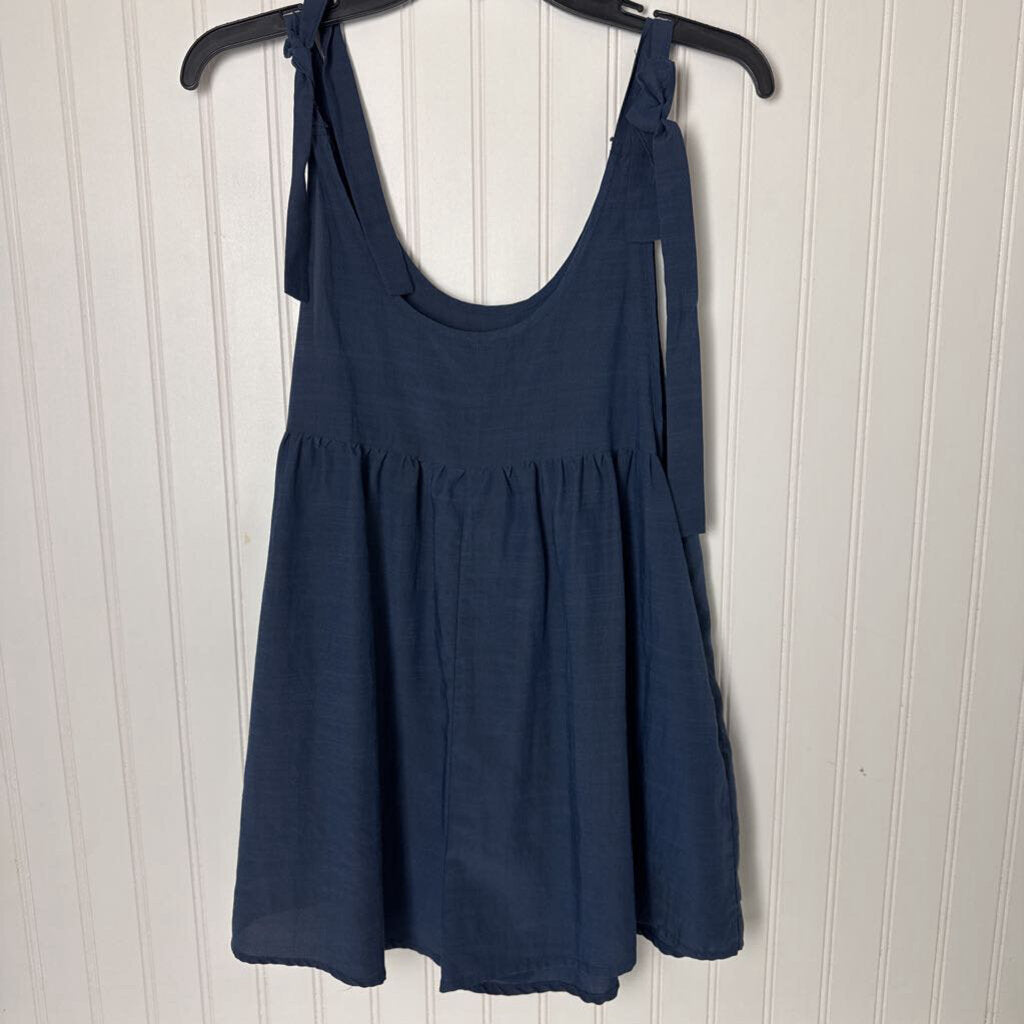 TIE SLEEVED SHORT ROMPER