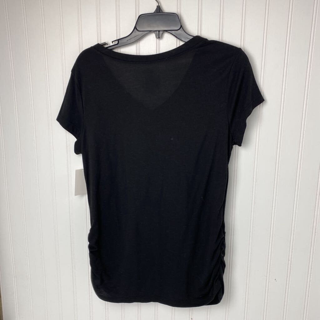 GATHERED SIDES V NECK