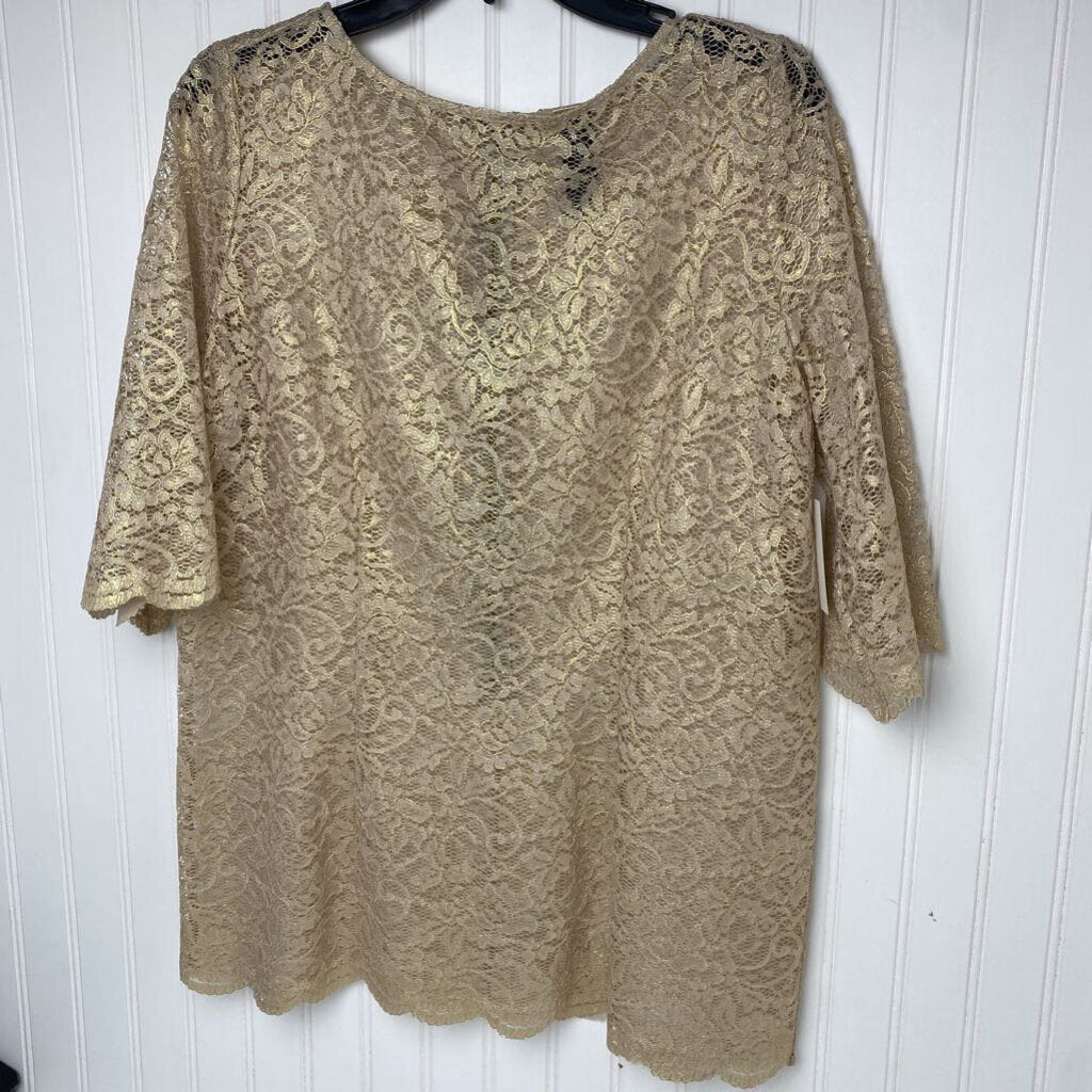 LACE SHORT SLEEVED