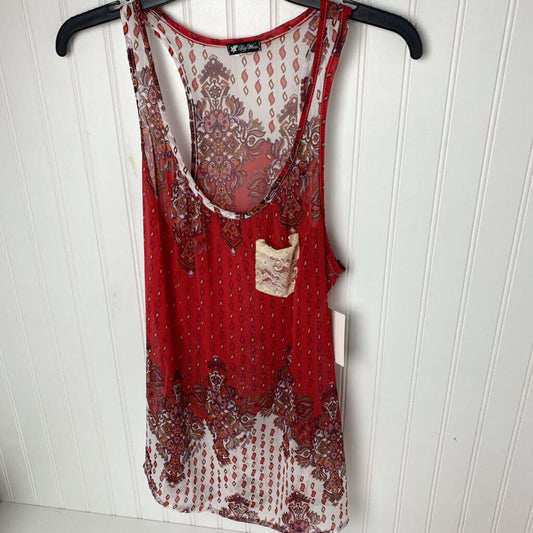 SLEEVELESS SHEER TOP