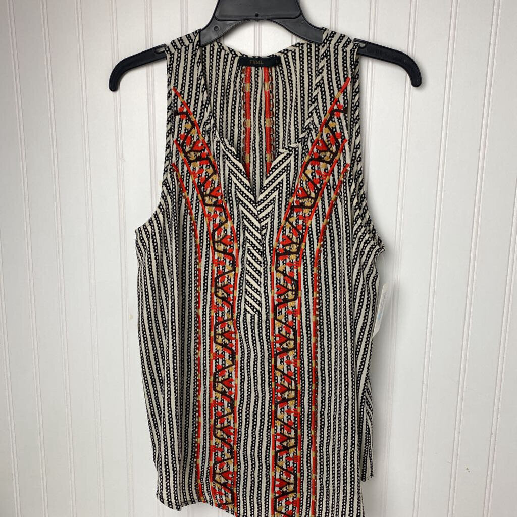 STRIPED SLEEVELESS TOP