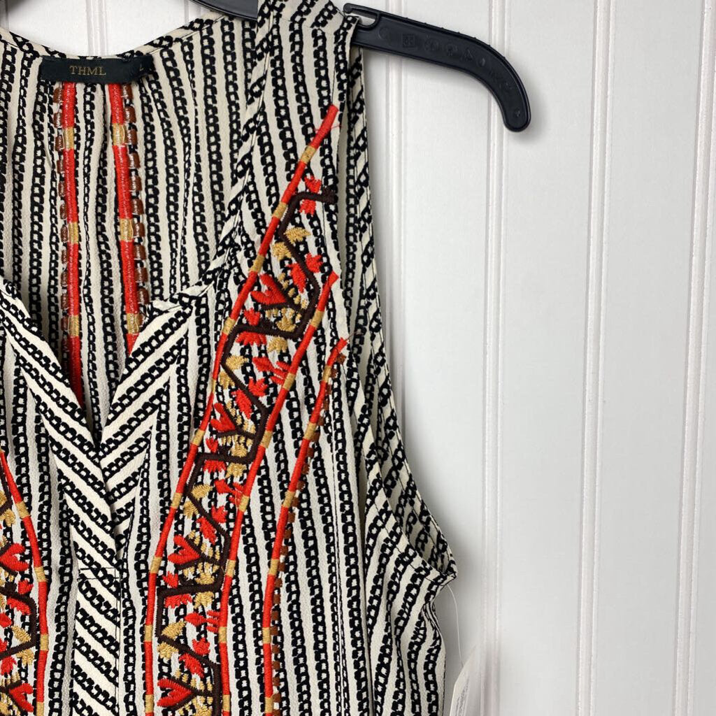 STRIPED SLEEVELESS TOP