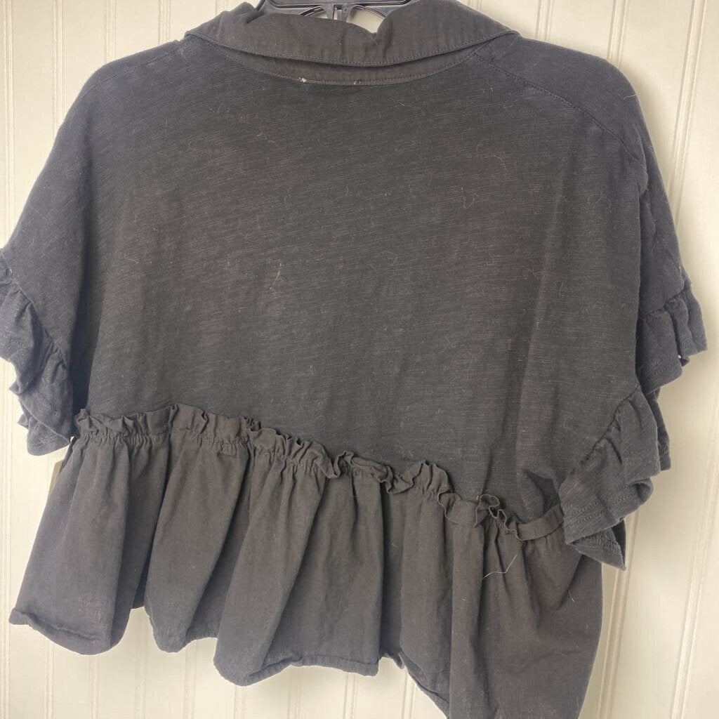 LADIES BLACK DRESS SHIRT