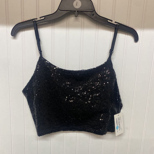 CROPPED SEQUINED TANK TOP
