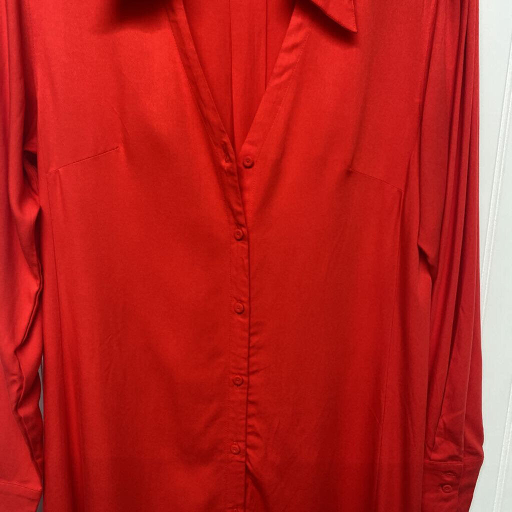 LONG SLEEVED BUTTON UP DRESS