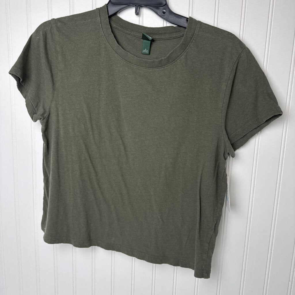 CROPPED SHORT SLEEVE TEE