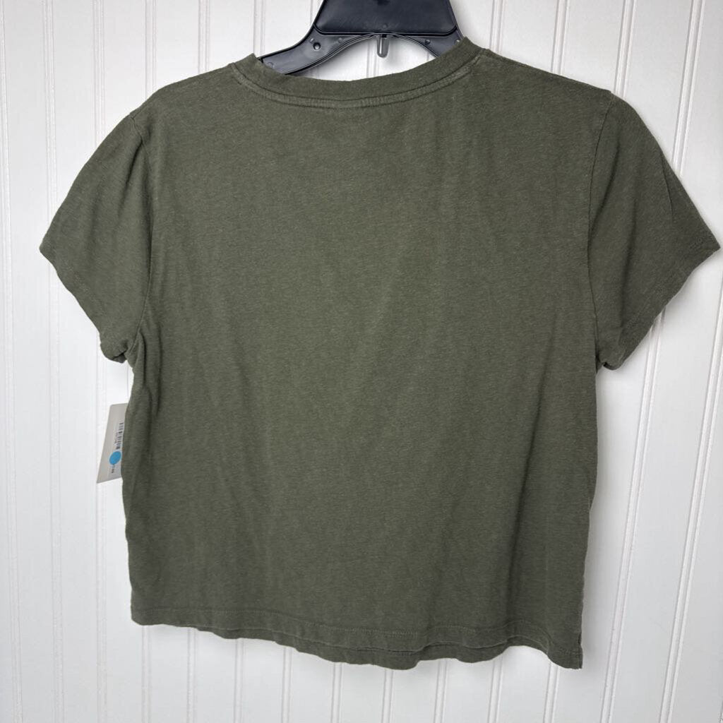 CROPPED SHORT SLEEVE TEE