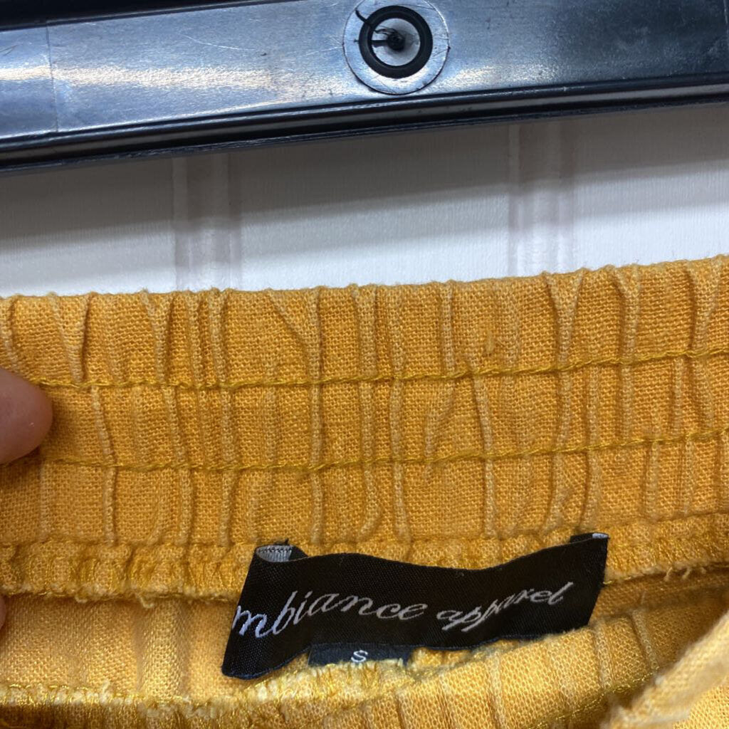 FLAT FRONT LINEN PANTS