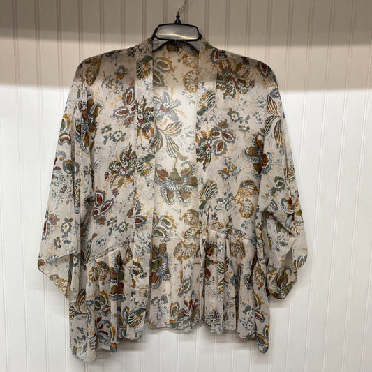 OPEN FRONT SHEER CARDIGAN