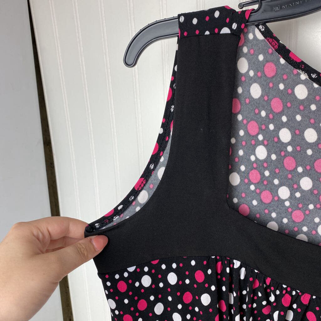 SQUARE NECK POLKA DOT TANK TOP